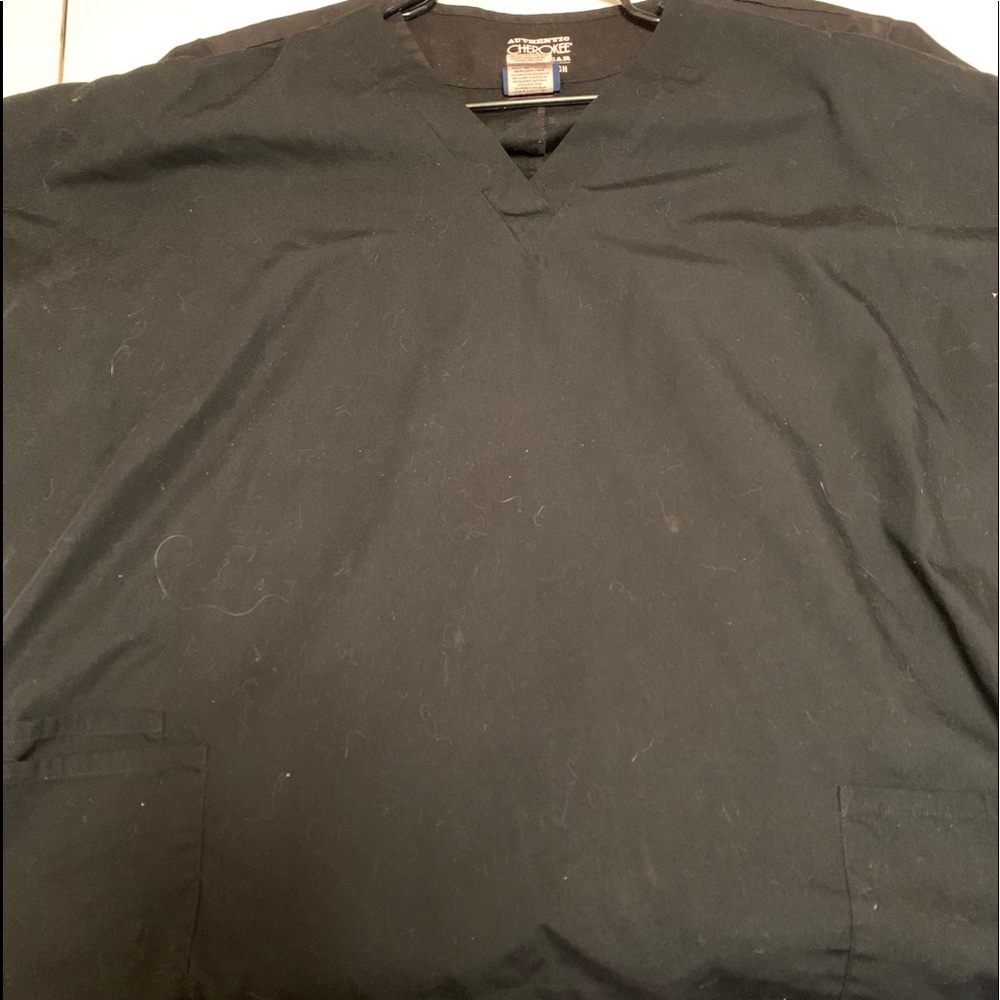 Cherokee black scrub top